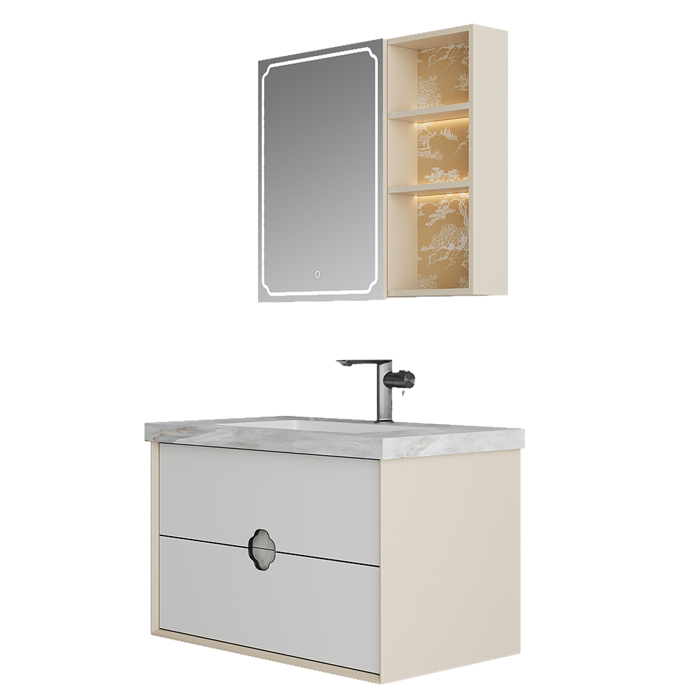 BC6303-090巖板款 生態(tài)實(shí)木浴室柜